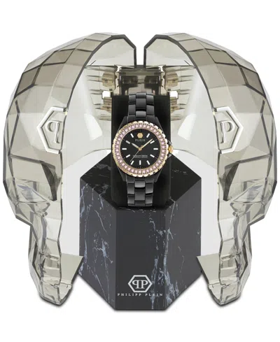 Philipp Plein Plein Heaven Ceramic Watch In Black