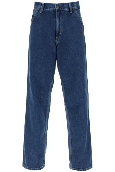 Shop Carhartt Smith Cargo Jeans In Blue