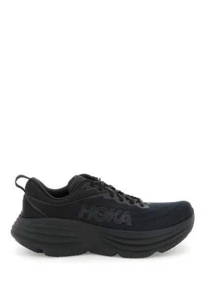 Shop Hoka 'bondi 8' Sneakers In Black