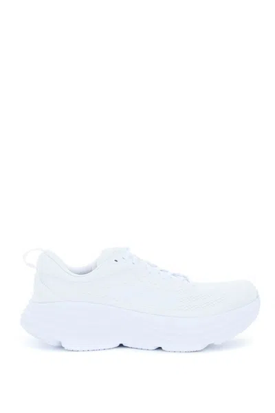 Shop Hoka Bondi 8 Sneakers In White