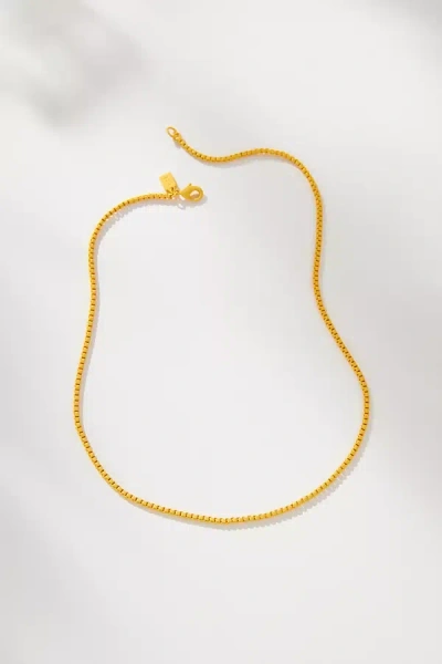 Shop Crystal Haze Plastalina Chain Necklace In Yellow