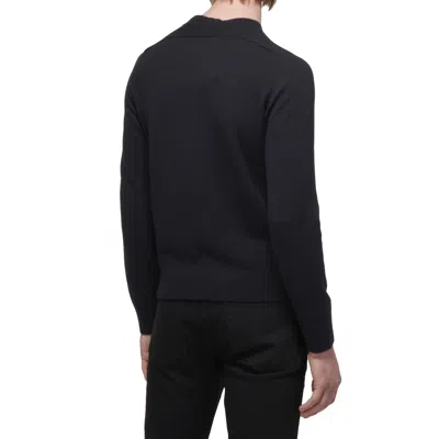 Shop Saint Laurent C Mere Sweater In 黑色的