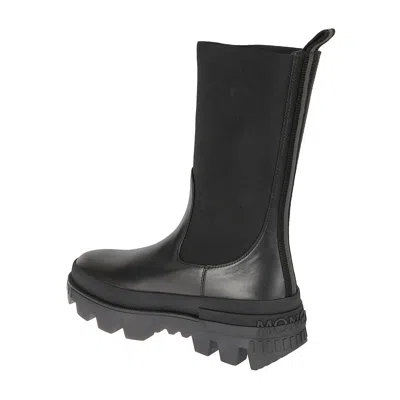 Moncler Neue Chelsea High Ankle Boots In Black