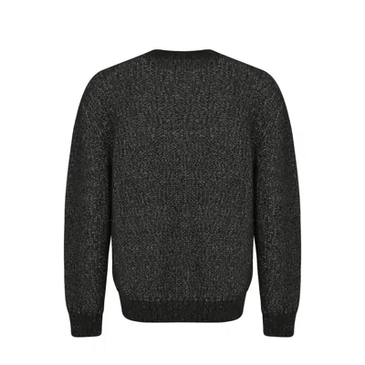 Loro Piana Textured Knit Dunstan Sweater With Ribbed Trims In Black
