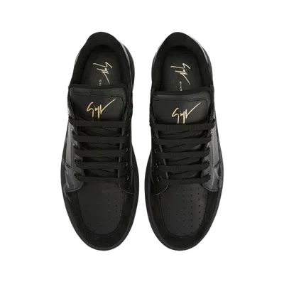 Giuseppe Zanotti Gz94 Lace-up Sneakers In 黑色的