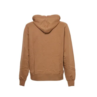Shop Ambush Logo Hooded Sweatshirt In 棕色的