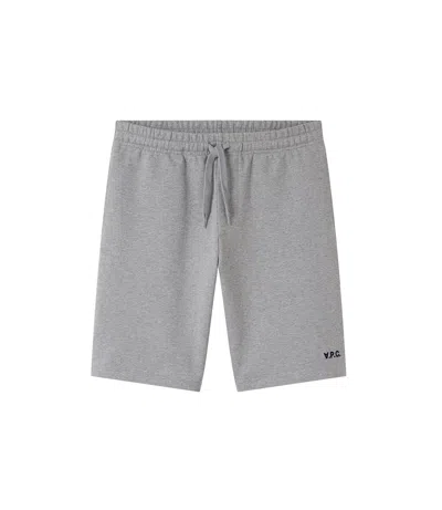 Shop Apc Clement Shorts In Grey