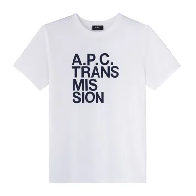 Shop Apc Transmission T-shirt In White