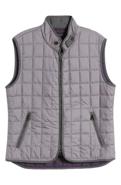 Shop Scott Barber Quilted Vest In Night Owl
