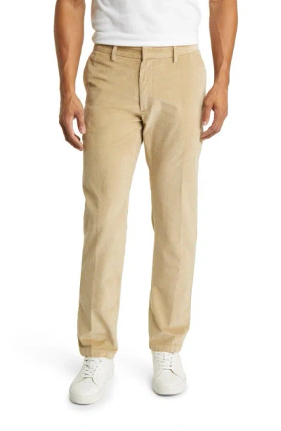 Shop Scott Barber Supima Cotton Stretch Corduroy Chino Pants In Khaki