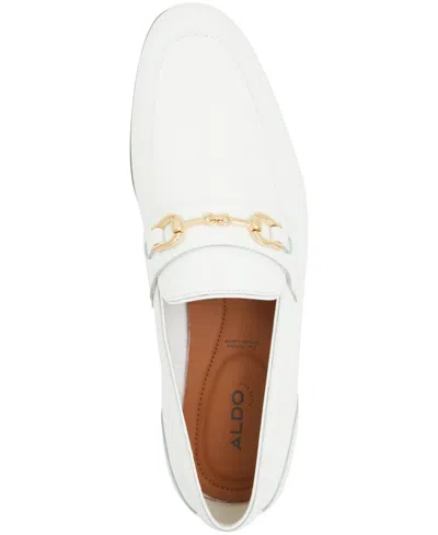 Shop Aldo Men's Marinho Dress Loafers In Other White