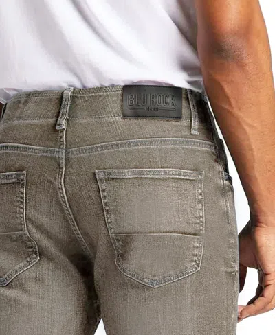 Shop Blu Rock Men's Flex Stretch Slim Straight Jeans, Pack Of 2 In Dark Wash