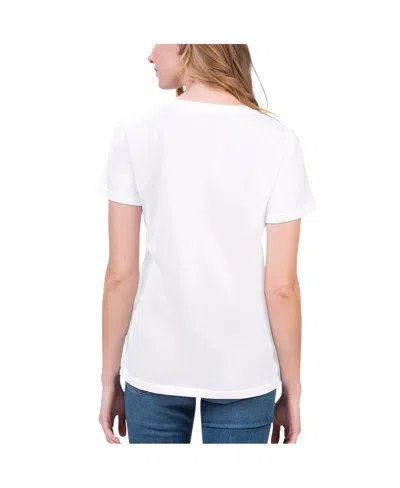 G-iii 4her By Carl Banks White Kyle Busch Score T-shirt In White