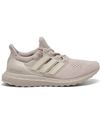 Shop Adidas Originals Women's Ultra Boost 1.0 Running Sneakers From Finish Line In Putty Mauve,wonder White