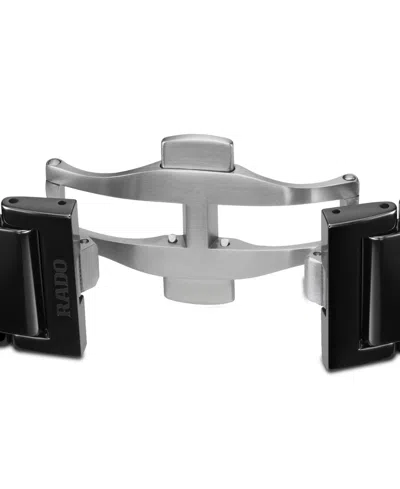 Rado Unisex Swiss Automatic True Black High-tech Ceramic Bracelet Watch 40mm In No Color