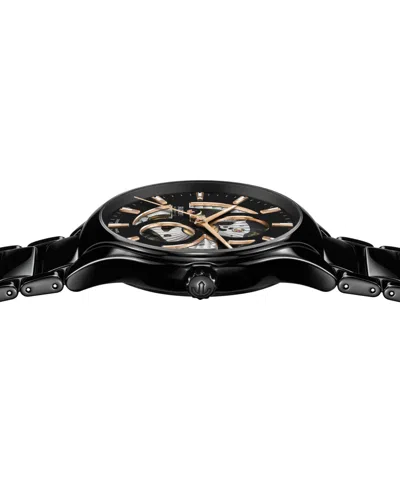 Shop Rado Unisex Swiss Automatic True Black High-tech Ceramic Bracelet Watch 40mm In No Color