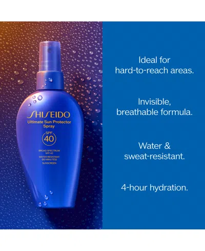 Shiseido Ultimate Sun Protector Spray Spf 40, 150 ml In No Color