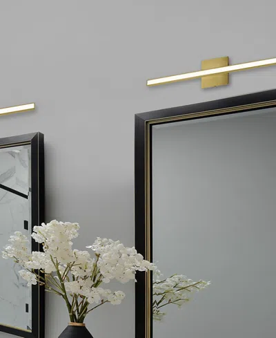 Shop Dainolite 4.75" Metal Arandel 18w Vanity Light With Acrylic Diffuser In Aged Brass,white