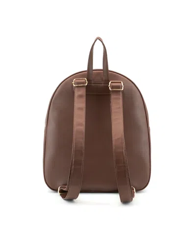 Shop Like Dreams Stella Small Overflap Backpack In Dark Brown