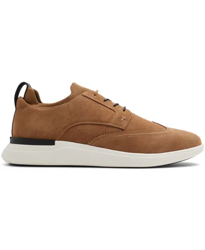 Shop Ted Baker Men's Halton Derby Lace Up Sneakers In Medium Brown