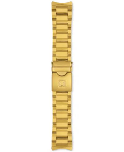 Tissot Men's Swiss Chronograph Supersport Gts Gold Pvd Stainless Steel Bracelet Watch 46mm In No Color