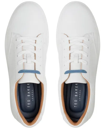 Shop Ted Baker Men's Brentford Lace-up Sneakers In White