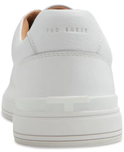 Shop Ted Baker Men's Brentford Lace-up Sneakers In White