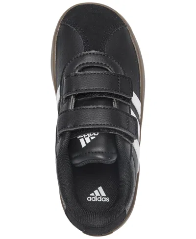 Shop Adidas Originals Toddler Kids Vl Court 3.0 Fastening Strap Casual Sneakers From Finish Line In Black,white