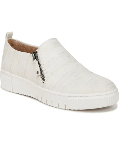 Shop Soul Naturalizer Turner Slip-on Sneakers In White Metallic Faux Leather