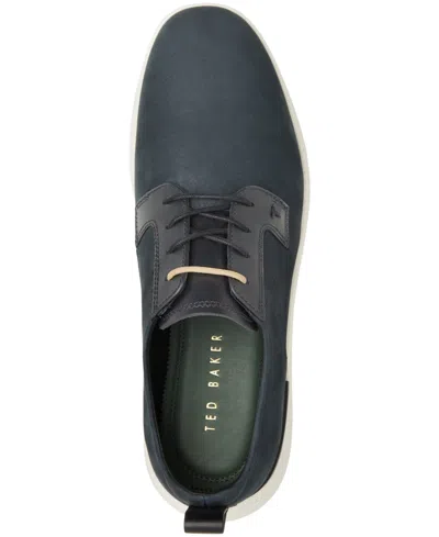 Shop Ted Baker Men's Dorset Derby Lace Up Sneakers In Navy