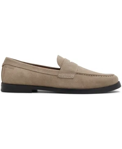 Shop Ted Baker Men's Parliament Dress Loafer In Khaki