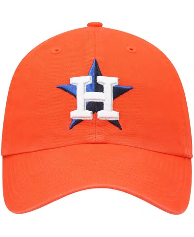 47 Brand Men's ' Orange Houston Astros Clean Up Adjustable Hat In Orange