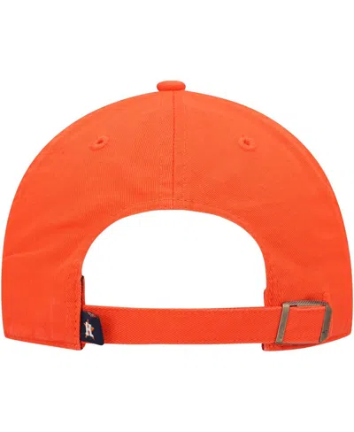 47 Brand Men's ' Orange Houston Astros Clean Up Adjustable Hat In Orange
