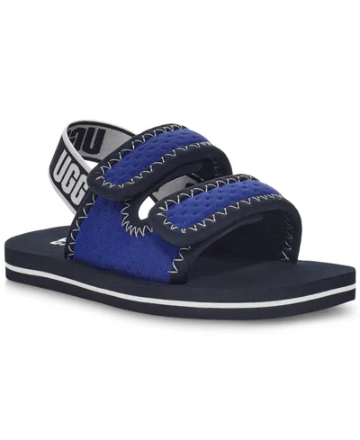 Shop Ugg Toddler Lennon Strappy Slingback Sandals In Night Sky,starry Night