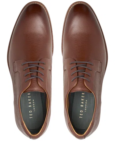 Ted Baker Leather Oxford In Brown