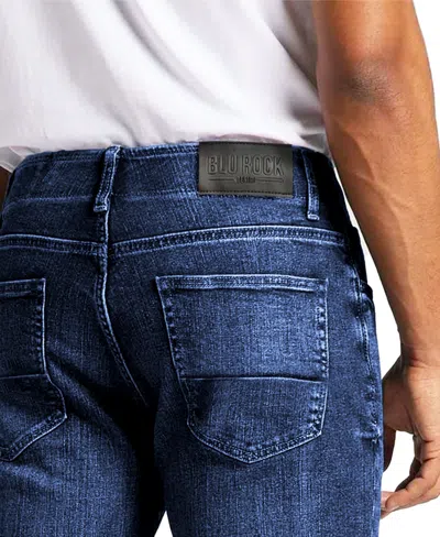 Shop Blu Rock Men's Flex Stretch Slim Straight Jeans, Pack Of 2 In Black