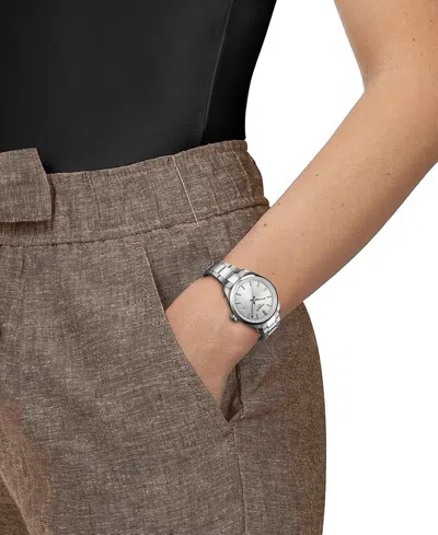 Shop Tissot Unisex Swiss Pr 100 Stainless Steel Bracelet Watch 34mm In No Color