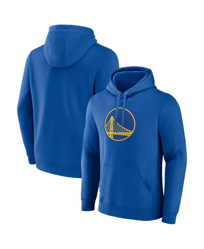 Fanatics Branded  Royal Golden State Warriors Primary Logo Pullover Hoodie In Royal