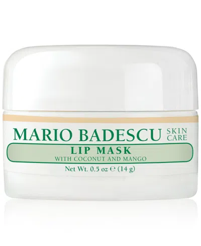 Shop Mario Badescu Lip Mask With Coconut & Mango, 0.5 Oz. In No Color