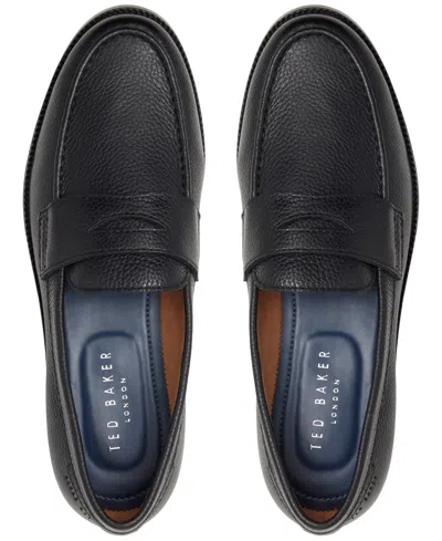 Ted Baker Parliament Penny Loafer In Black