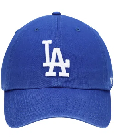 Shop Fanatics '47 Brand Los Angeles Dodgers Clean Up Adjustable Cap In Royal