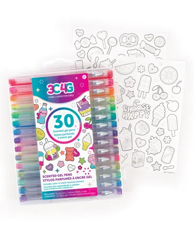 Shop Make It Real 30 Pc Scented Gel Pens With Sticker Sheet In Multi