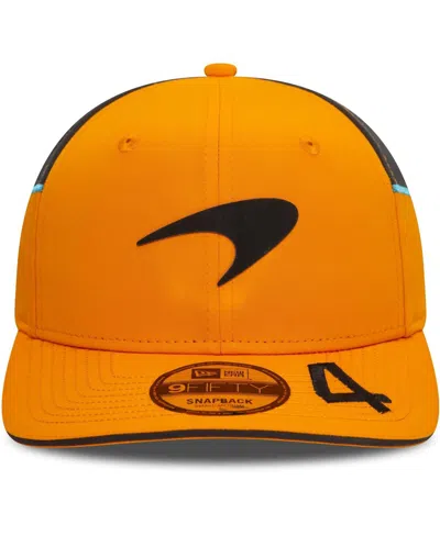 Shop New Era Men's  Lando Norris Orange Mclaren F1 Team Driver 9fifty Adjustable Hat