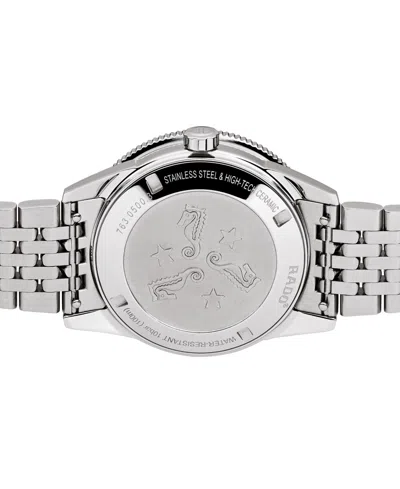 Rado Women's Swiss Automatic Captain Cook Stainless Steel Bracelet Watch 37mm Gift Set In No Color