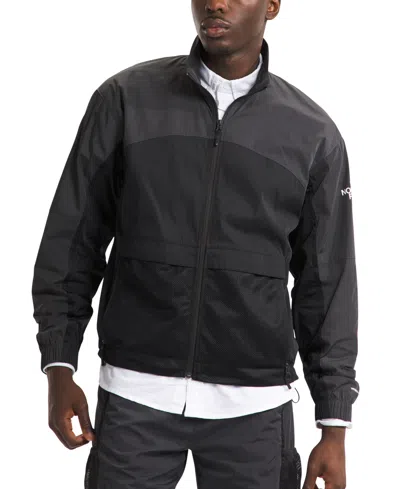 Shop The North Face Men's 2000 Mountain Windbreaker Jacket In Tnf Black,asphalt Grey