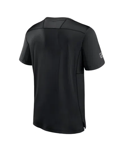 Fanatics Branded  Black Pittsburgh Penguins Authentic Pro Tech T-shirt In Black