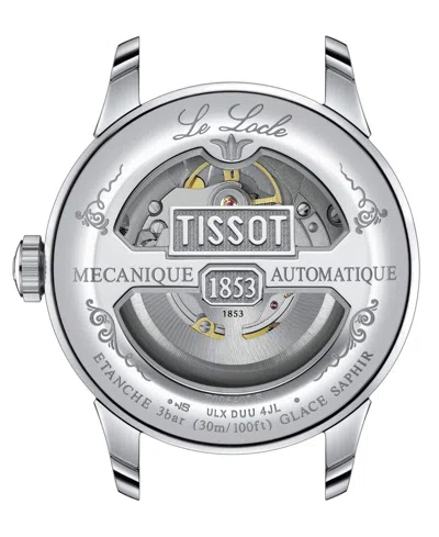 Tissot Men's Swiss Automatic Le Locle Powermatic 80 Stainless Steel Bracelet Watch 39mm In No Color