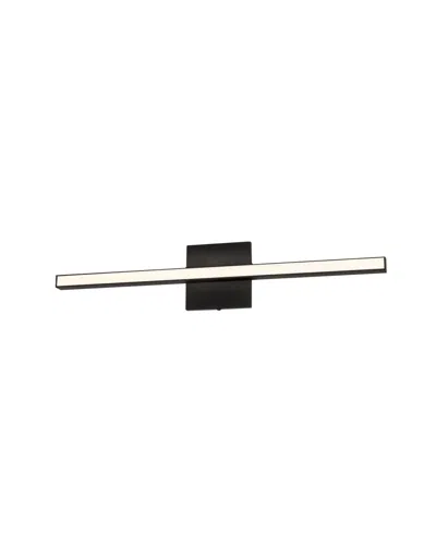 Shop Dainolite 4.75" Metal Arandel 18w Vanity Light With Acrylic Diffuser In Matte Black,white