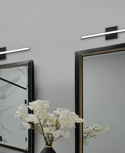 Dainolite 4.75" Metal Arandel 18w Vanity Light With Acrylic Diffuser In Matte Black,white