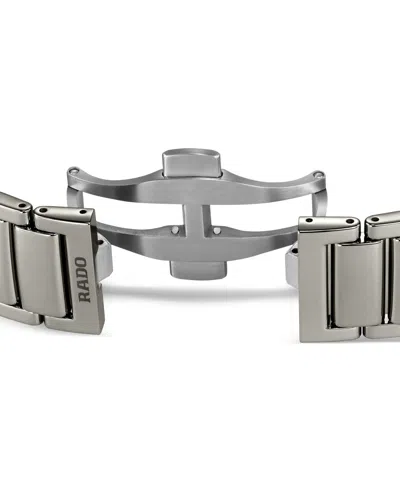 Rado Unisex Swiss Automatic True Gray Plasma Titanium Bracelet Watch 40mm In No Color